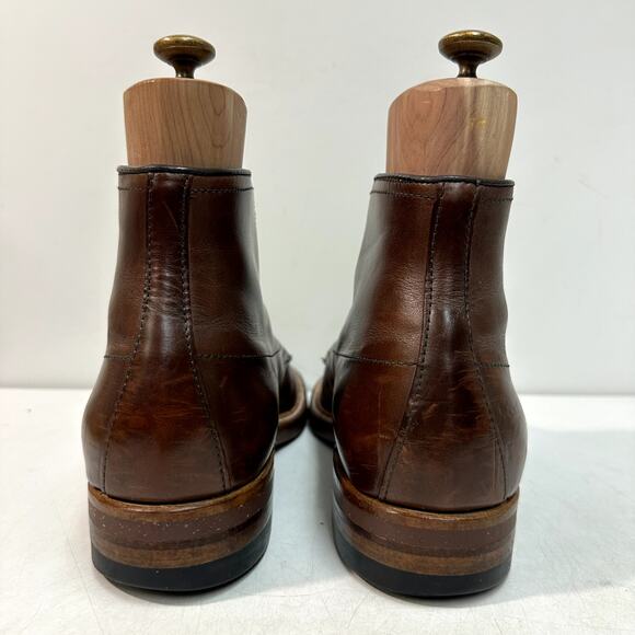 VERY GOOD Alden Indy 403 Mocc Toe Boot (Brown Chromexcel) Made in USA Men's 8 - Picture 6 of 12